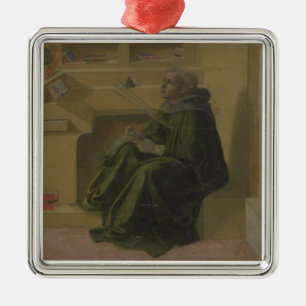 St. Augustine in his Study (predella of the Barbad Metal Tree Decoration