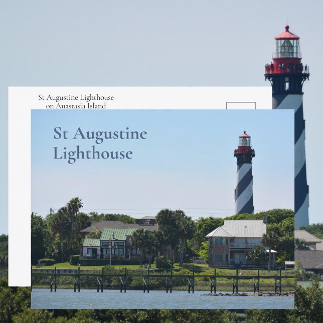 St Augustine Lighthouse Anastasia Island FLorida Postcard (Creator Uploaded)