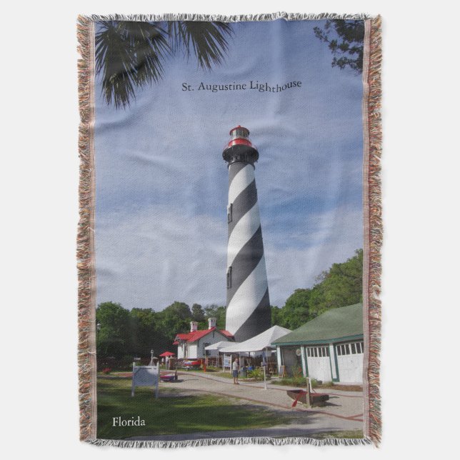 St. Augustine Lighthouse blanket (Front Vertical)
