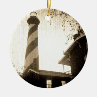 St. Augustine Lighthouse Ceramic Tree Decoration