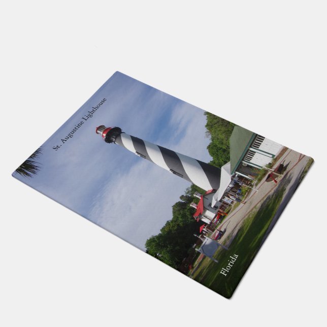 St. Augustine Lighthouse doormat (Angled)