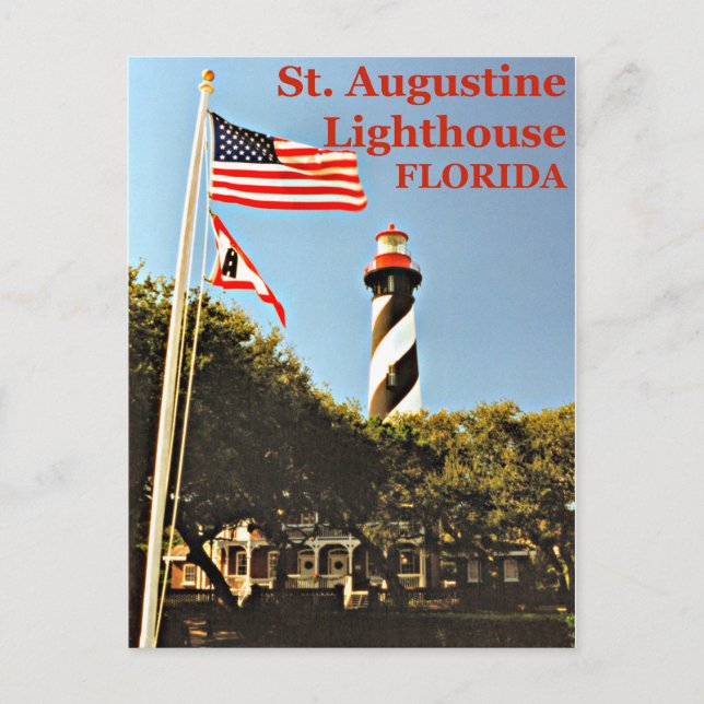 St. Augustine Lighthouse, Florida Postcard (Front)
