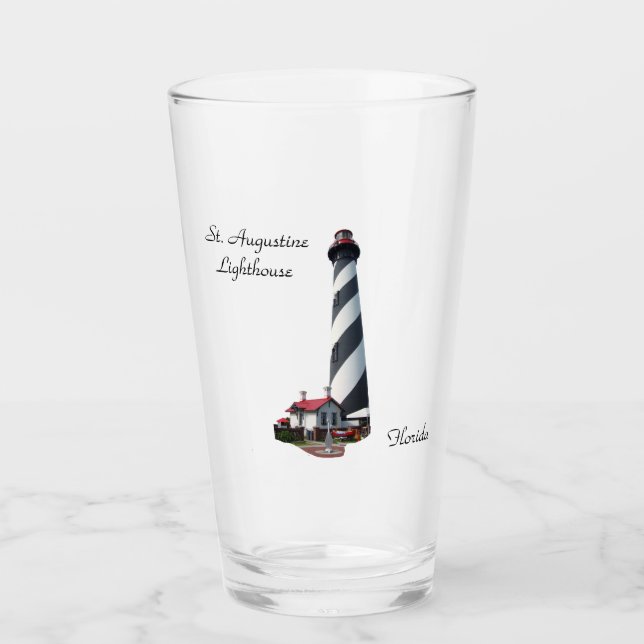 St. Augustine Lighthouse glass (Front)