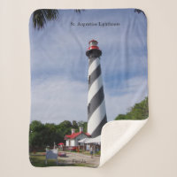 St. Augustine Lighthouse sherpa blanket