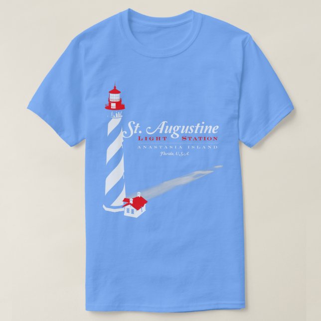 St Augustine Lighthouse T-Shirt (Design Front)