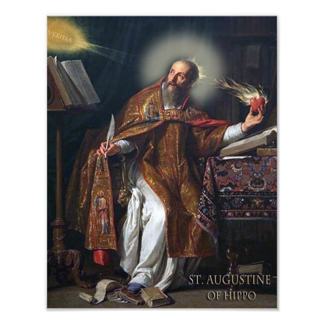 ST AUGUSTINE OF HIPPO PHOTO PRINT (Front)