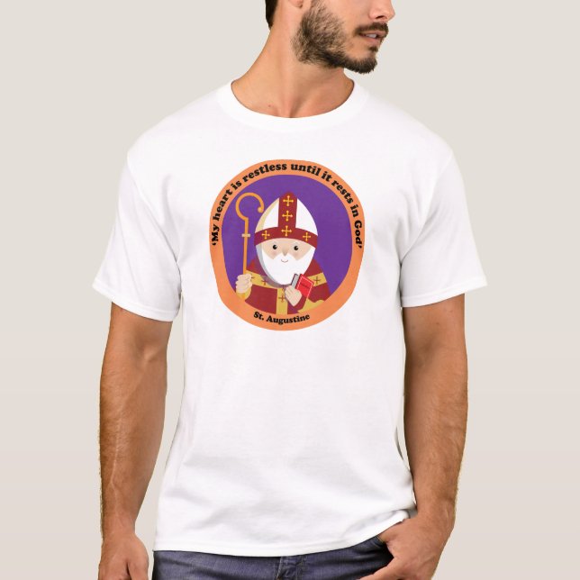 St. Augustine of Hippo T-Shirt (Front)