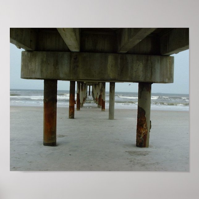 St. Augustine Pier Poster (Front)