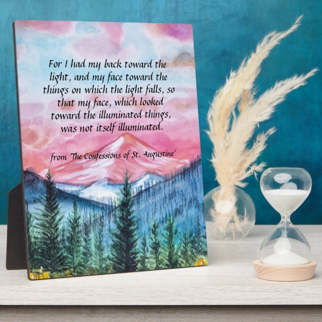 St. Augustine   Plaque (Side)