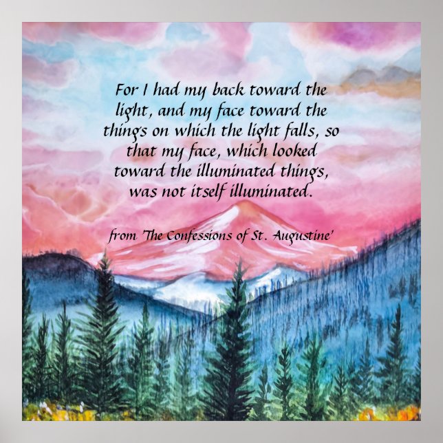 St. Augustine  Poster (Front)