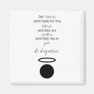 St. Augustine Quote Magnet