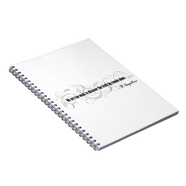 St. Augustine Spiral Notebook (Right Side)