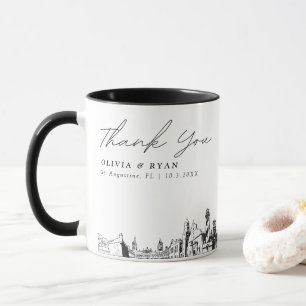 St. Augustine Wedding Custom Personalised Coffee Mug
