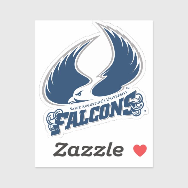 St. Augustine's University Falcon Logo sticker (Sheet)