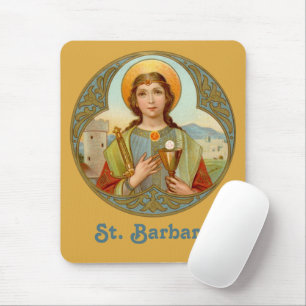 St. Barbara (BK 001) Vertical Mouse Pad