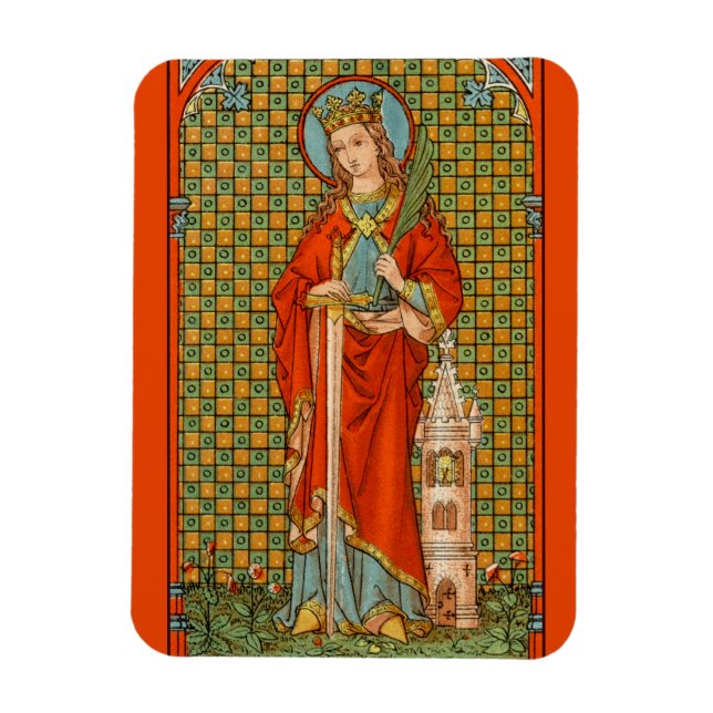 St. Barbara  (JP 01) Magnet (Vertical)