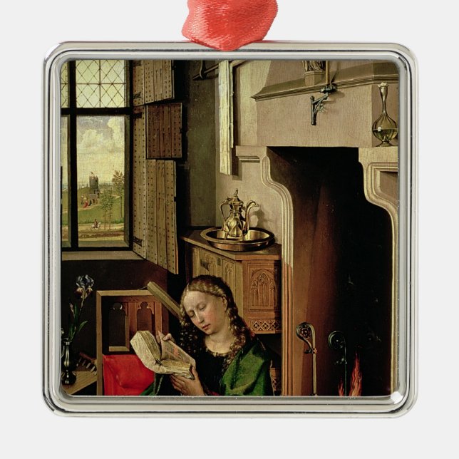 St. Barbara Metal Tree Decoration (Front)