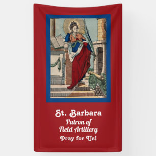 St. Barbara with Artillery (M 007) Banner 2