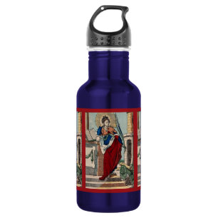 St. Barbara with Artillery (M 007) Blue 532 Ml Water Bottle