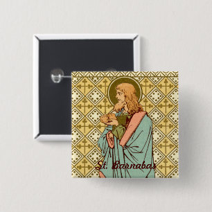 St. Barnabas the Apostle (RLS 02) 15 Cm Square Badge