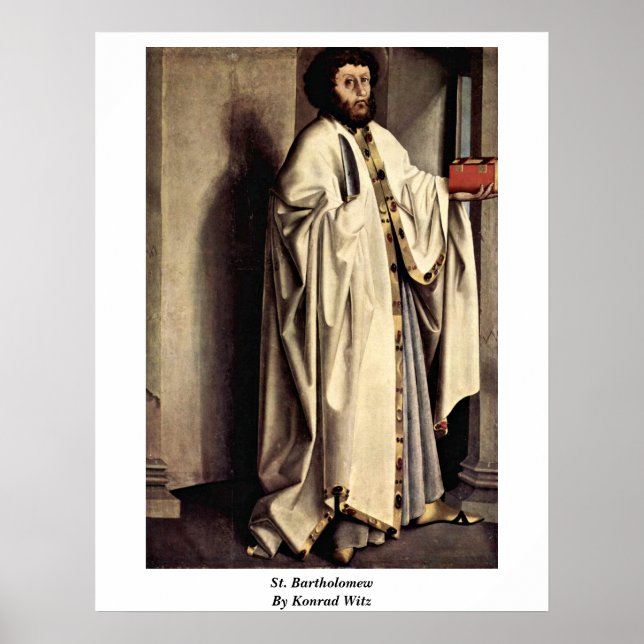 St. Bartholomew By Konrad Witz Poster (Front)