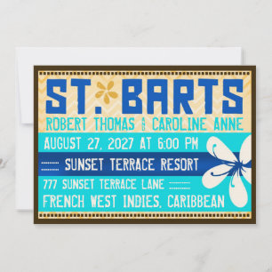 ST. BARTS Destination Invitation