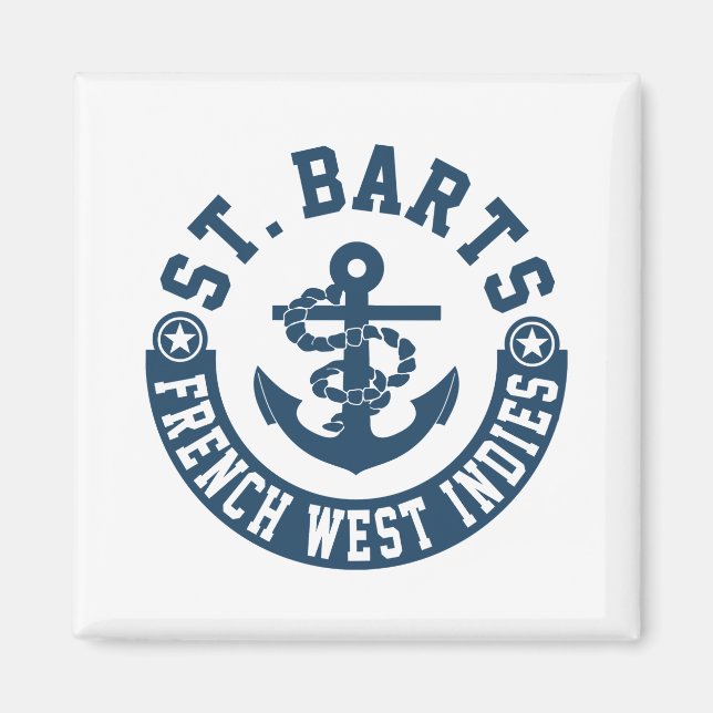 St. Barts French West Indies Magnet (Front)