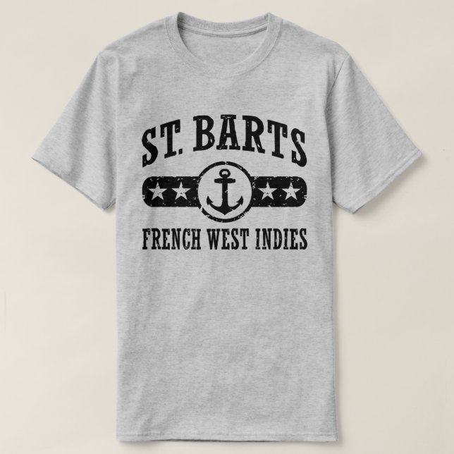 St. Barts French West Indies T-Shirt (Design Front)