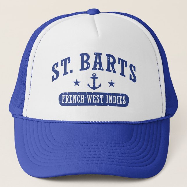 St. Barts French West Indies Trucker Hat (Front)