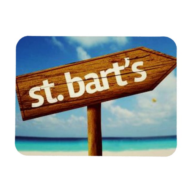 St. Bart's Magnet (Horizontal)