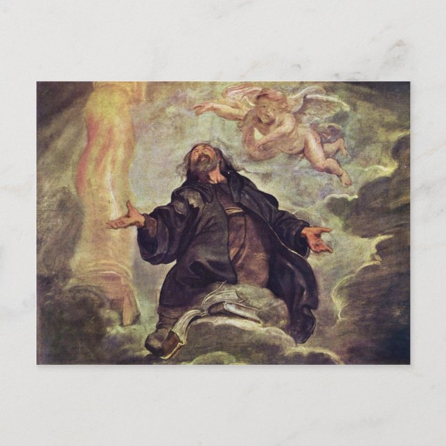 St. Basil By Rubens Peter Paul (Best Quality) Postcard (Front)