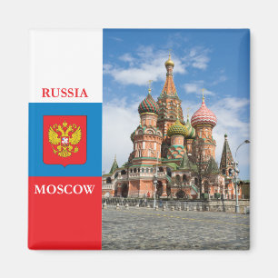 St.Basil Cathedral in Moscow Magnet