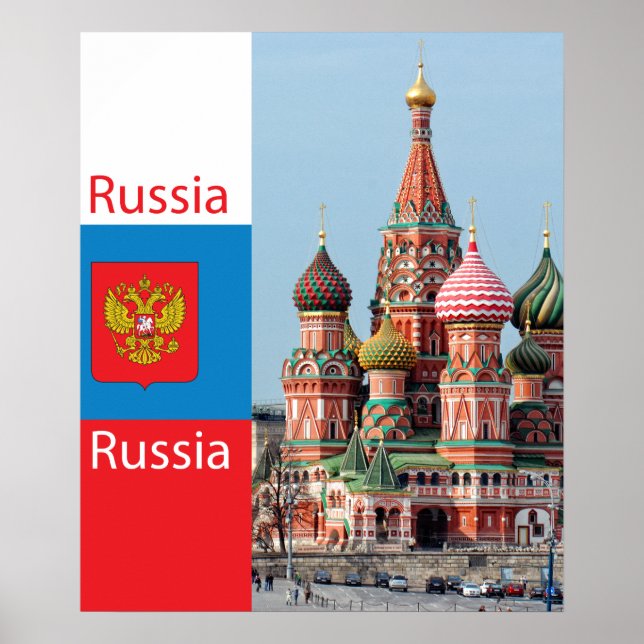 St. Basil cathedral. Russia Poster (Front)