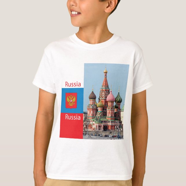 St. Basil cathedral. Russia T-Shirt (Front)