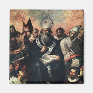 St. Basil Dictating his Doctrine Magnet
