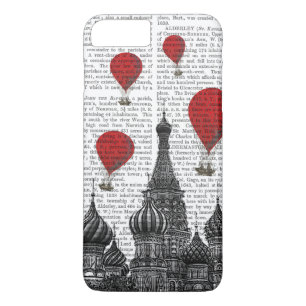 St Basil's Cathedral and Red Hot Air Balloons Case-Mate iPhone Case