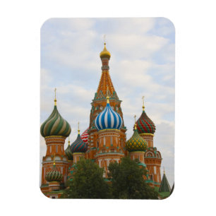 St. Basil's Cathedral in Red Square, Moscow Magnet