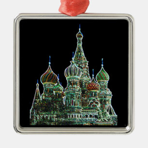 St Basils Neon Metal Tree Decoration