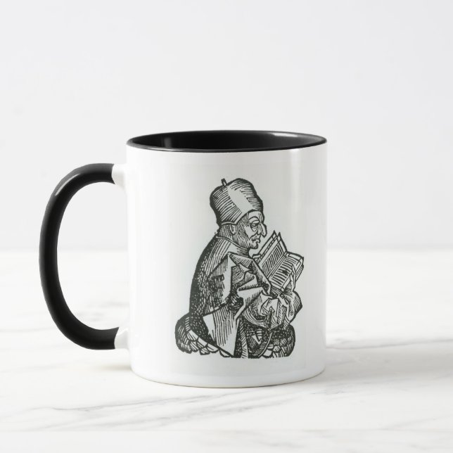 St. Bede  from 'Liber Chronicarum' Mug (Left)