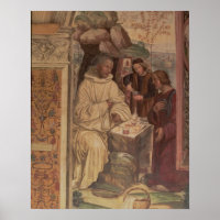 St. Benedict against a Landscape, from the Life o