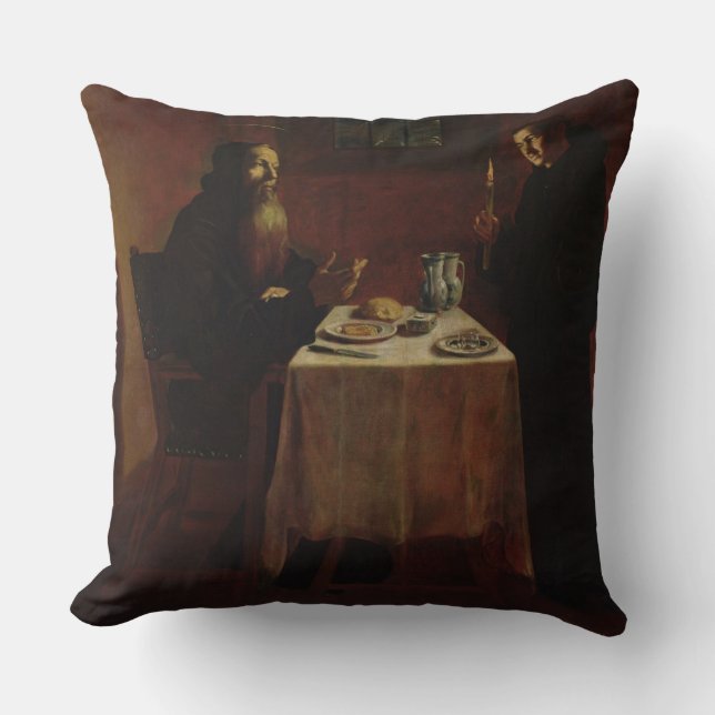 St. Benedict Blessing St. Maur Cushion (Front)