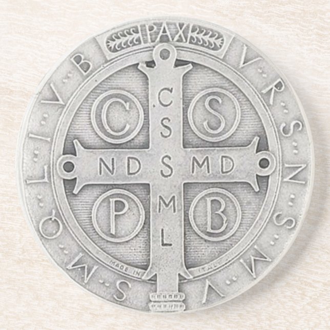 St Benedict Coaster (Front)