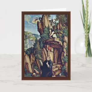 St. Benedict In Prayer By Meister Von Meßkirch (B Card