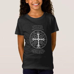 St Benedict Medal with Latin Prayer T-Shirt