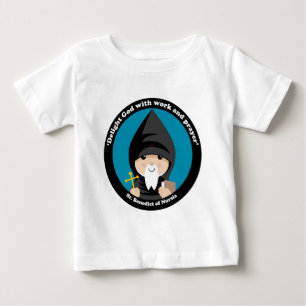 St Benedict of Nursia Baby T-Shirt