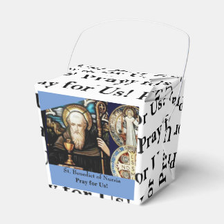 St. Benedict of Nursia Card Favour Box