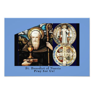 St. Benedict of Nursia Photo Print