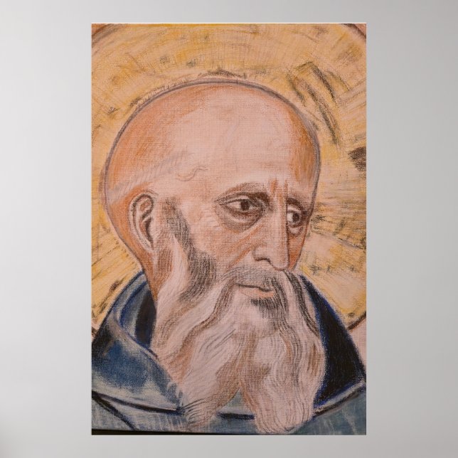 St. Benedict of Nursia Poster (Front)