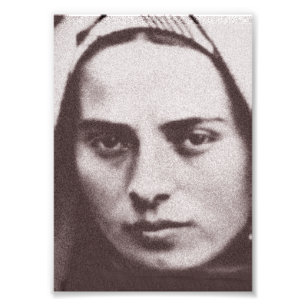 ST BERNADETTE PHOTO PRINT