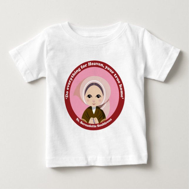 St. Bernadette Soubirous Baby T-Shirt (Front)